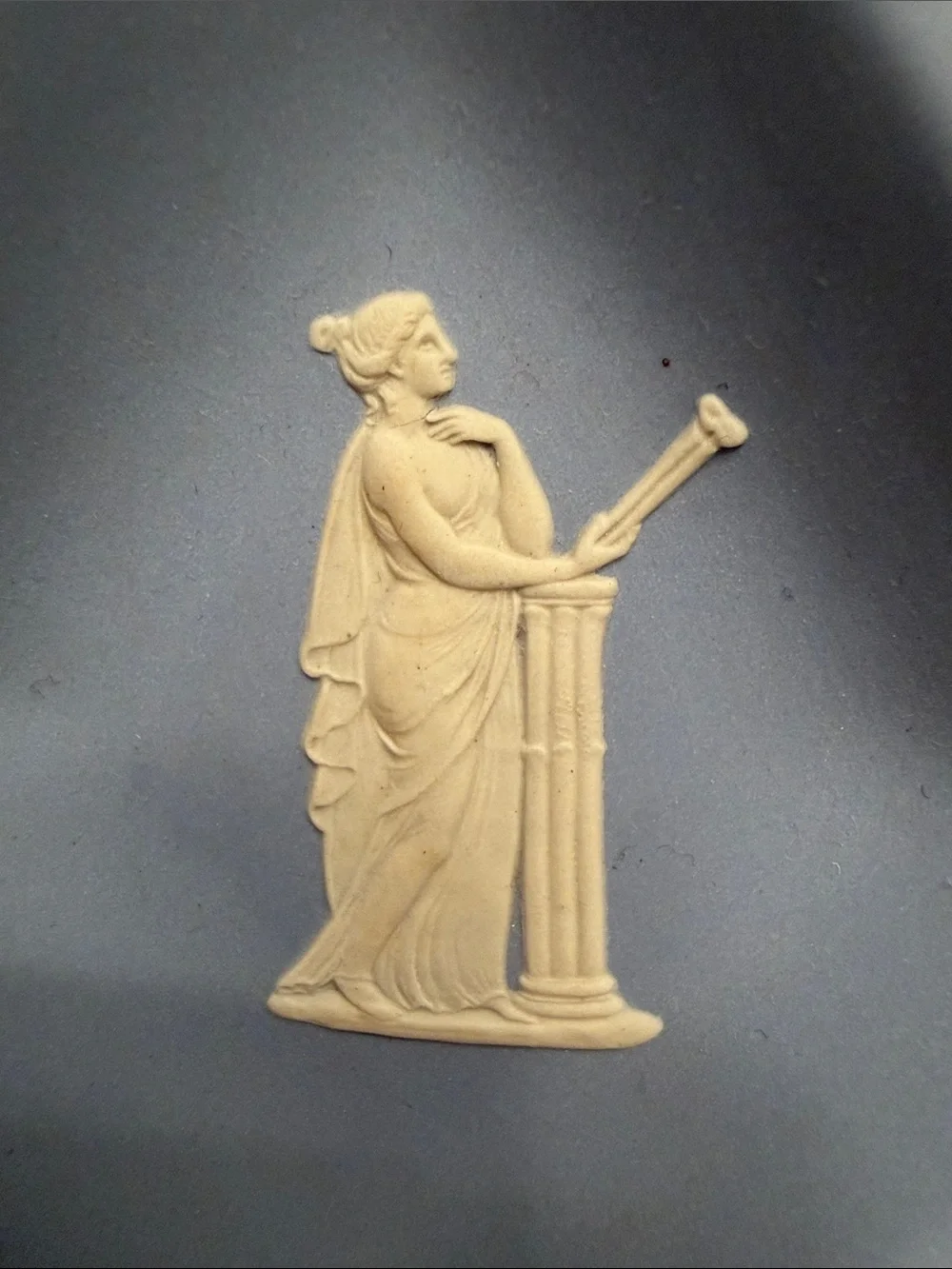 Wedgwood pale blue Jasperware diamond trinket dish